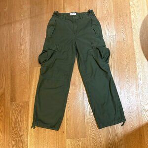 TNA Supply Cargo Pant - Army Green - Size 6